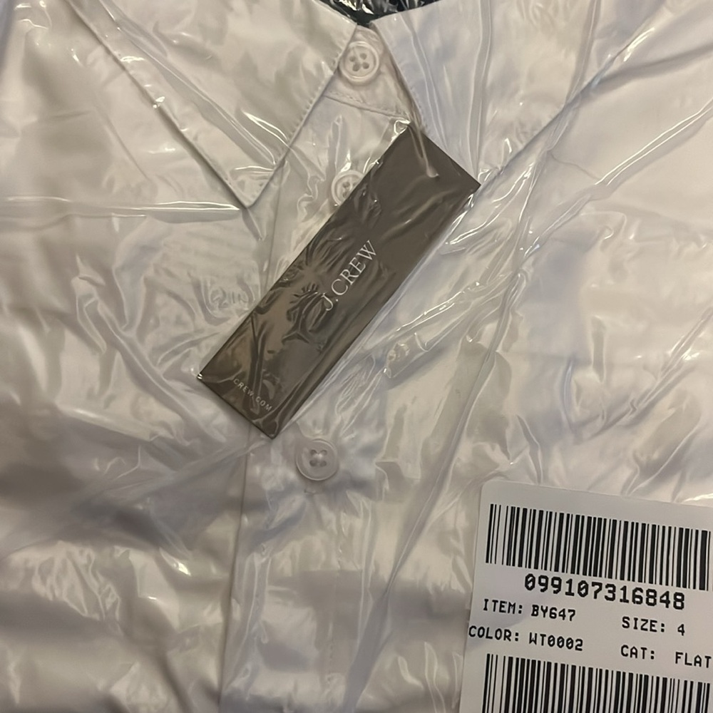 J. Crew Women’s Wren slim shirt in stretch cotton poplin - Picture 5 of 6